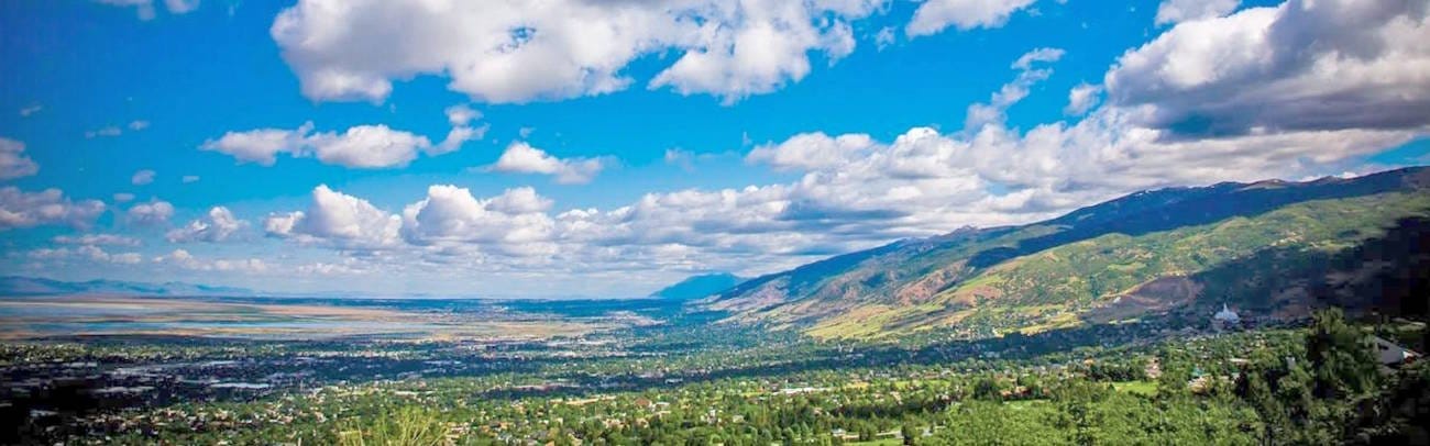 A region in northern Utah, near Ogden or Salt Lake City
