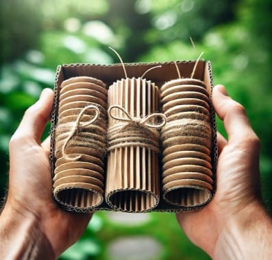 Cardboard earwig trap