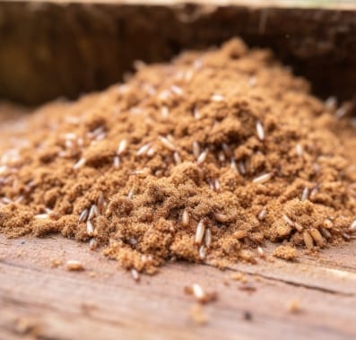 Termite droppings